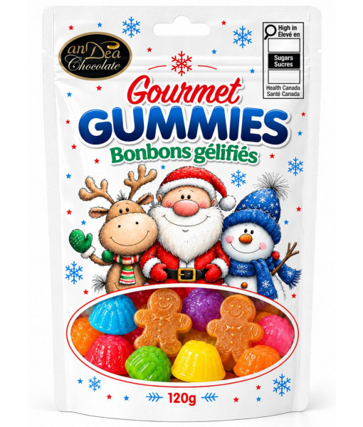 anDea Chocolate<br>Assortiment de Bonbons Gélifiés<br>120 g