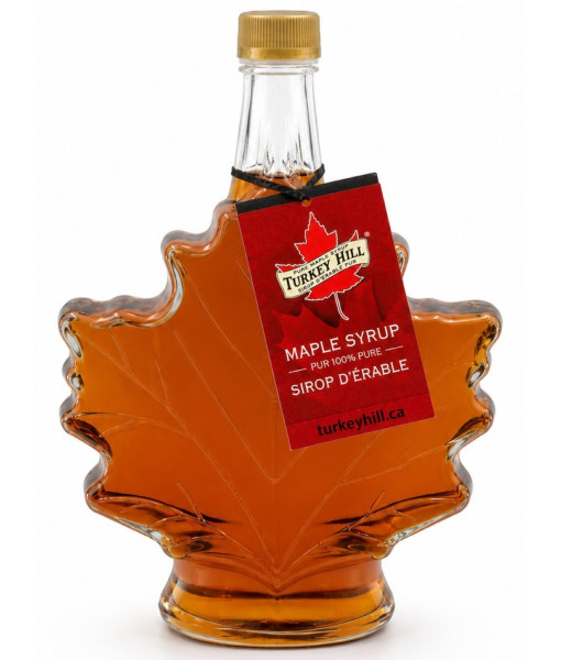 Turkey Hill<br>Sirop d'érable ambré<br>Bouteille feuille d'érable<br> 750 ml