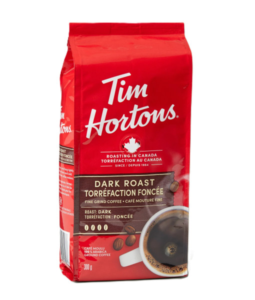 Tim Hortons<br> Café de torréfaction foncée à mouture fine<br> 300 g