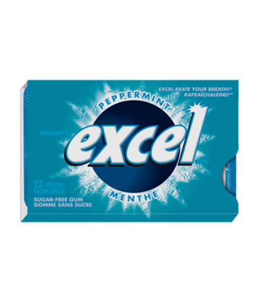 Excel Gum Menthe Poivre 12-piece
