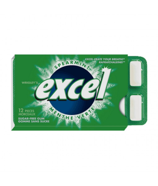 Excel Gum Spearmint 12-piece