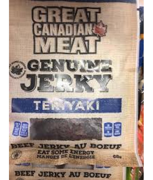 Great Canadian Meat <br>Beef Jerky Teriyaki<br> 68 g