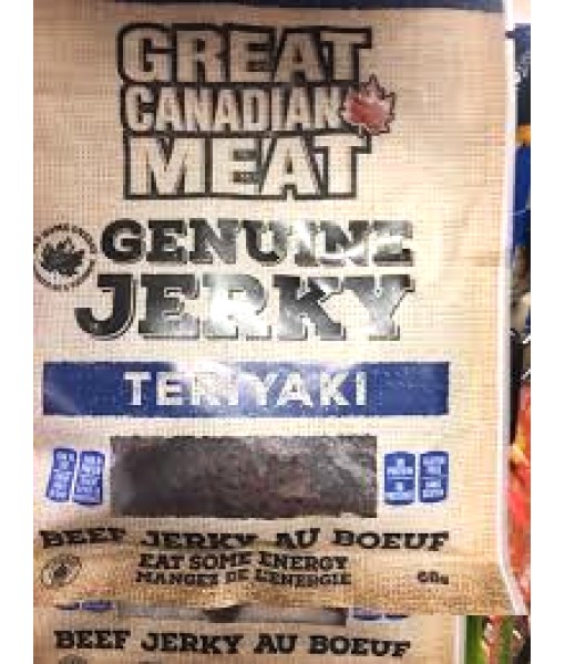 Great Canadian Meat <br>Beef Jerky Teriyaki<br> 68 g