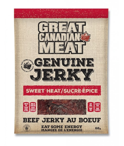 Great Canadian Meat <br>Beef Jerky Sweet Heat<br> 68 g