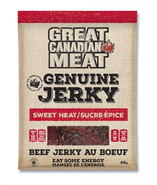 Great Canadian Meat <br>Beef Jerky au Boeuf Sweet Heat<br> 68 g