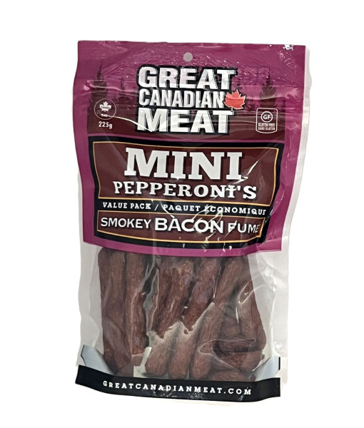 Great Canadian Meat<br>Mini Pepperoni's Bacon Fumé<br>225g