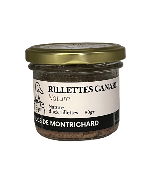 Ducs de Montrichard<br>Rillettes Canard Nature<br>80gr