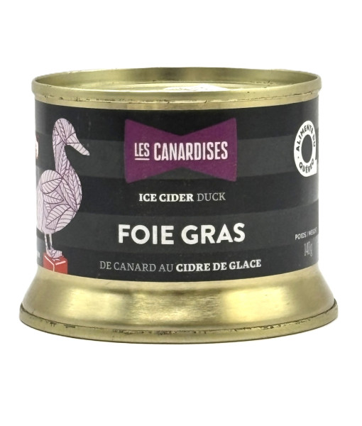 Les Canardises<br>Foie Gras (Bloc) de canard – Cidre de Glace <br>140 g