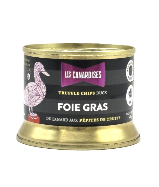 Les Canardises<br> Foie Gras (Bloc) de canard Aux PÉPITES de TRUFFE<br>140 g