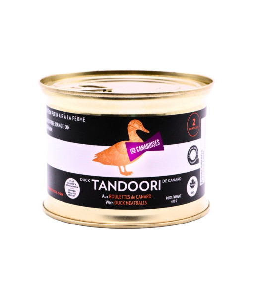 Les Canardises<br> TANDOORI de canard<br>400 G
