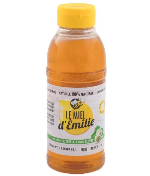 Le miel d'Émilie<br>Miel de trèfle<br>1 kg