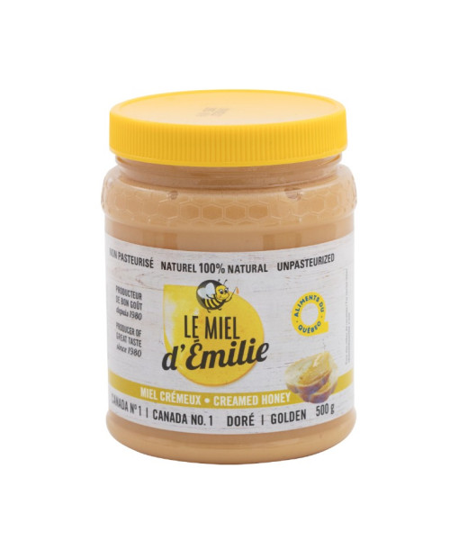 Le miel d'Émilie<br>Miel Crèmeux<br>500g