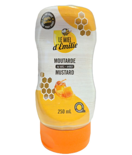 Le miel d'Émilie<br>Moutarde au Miel<br>250 ml
