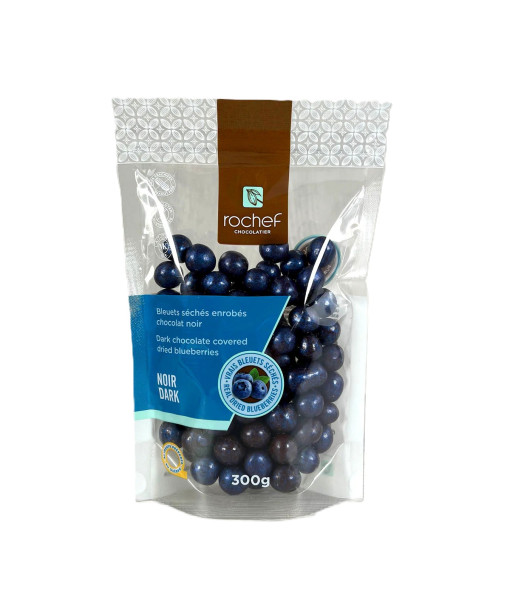 rochef Chocolatier<br>Bleuets séchés enrobés chocolat noir<br>300g