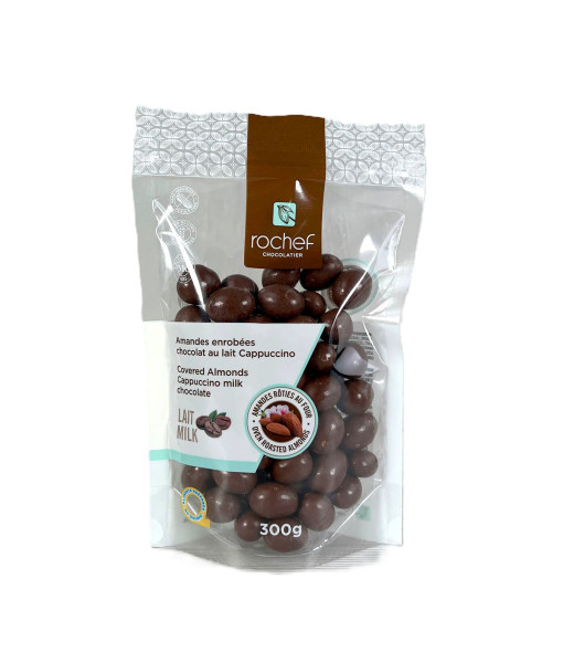 Rochef Chocolatier<br>Amandes enrobées chocolat au lait Cappuccino<br>300g