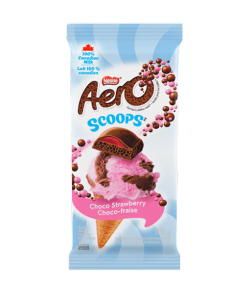 Nestlé <br> Aero Scoops Choco-fraise <br> 105g