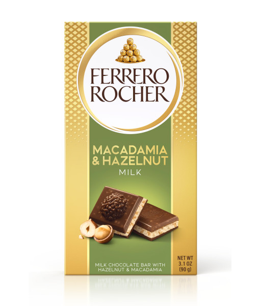 Ferrero Rocher<br>Noix de Macadamia et Noisettes<br>90 g