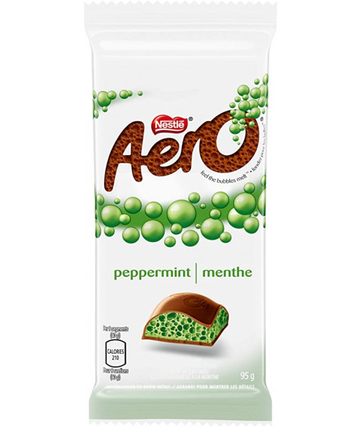 Nestlé<br>Aero Chocolat et Menthe<br> 95 g