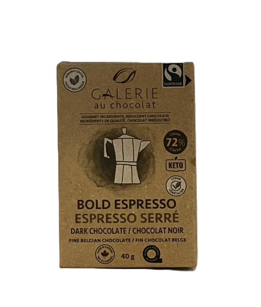 Galerie Au Chocolat<br>72% Bold Espresso<br>40g