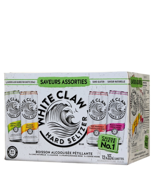 White Claw Saveurs Assorties Caisse Mixte No.1<br>Cooler au spiritueux | 12 x 355 ml | Canada, Ontario