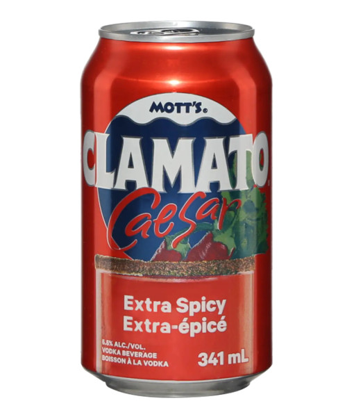 Mott's Clamato Caesar Saveurs Assorties<br>Cooler au spiritueux | 12 x 341 ml | Canada, Ontario