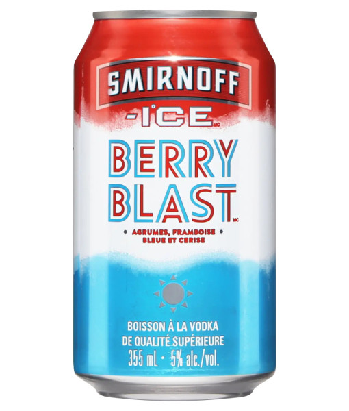 Smirnoff Ice Berry Blast<br>Cooler au spiritueux   |   6 x 355 ml   |   Canada,  Québec