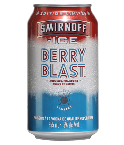 Smirnoff Ice Berry Blast<br>Cooler au spiritueux   |   6 x 355 ml   |   Canada  Québec