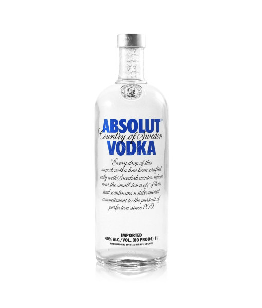 Absolut<br>Vodka | 1 L | Sweden
