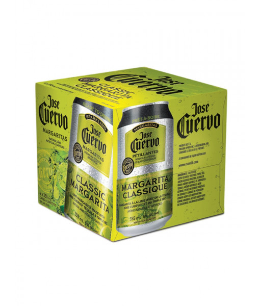 Jose Cuervo Classic Margarita<br>Spirit-based cooler<br>| 4 x 355 ml | Mexique