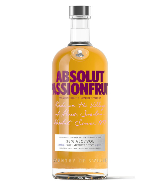 Absolut Passionfruit <br> Vodka aromatisée (Passionfruit) | 1 L | Suède