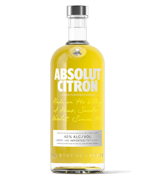 Absolut Citron<br>Vodka aromatisée (Citron) | 1 L | Suède