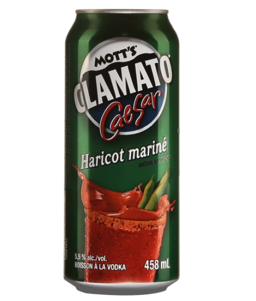 Mott's Clamato Caesar Pickled Bean<br>Spirit-based cooler | 458 ml | United States