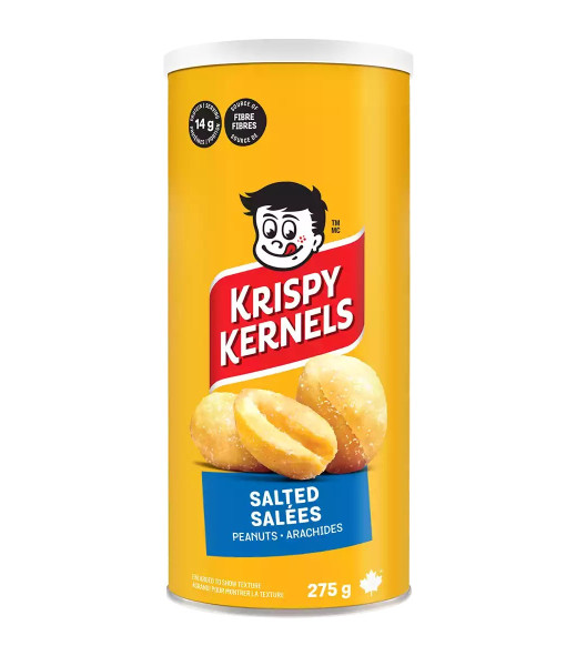 Krispy Kernels<br>Arachides Salees Tin<br>275g