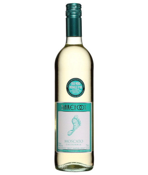 Barefoot Moscato<br> Vin blanc| 750ml | États-Unis