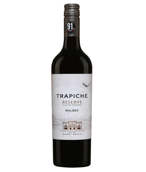 Trapiche Malbec Réserve Mendoza<br> Vin rouge| 750ml | Argentine