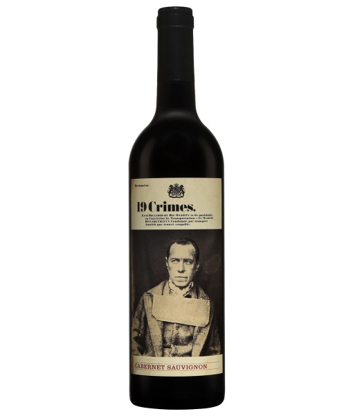 19 Crimes Cabernet-Sauvignon Limestone Coast<br> Vin rouge| 750ml | Australie