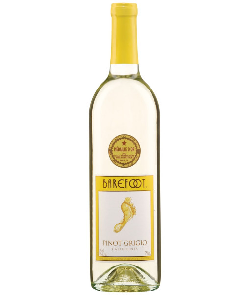 Barefoot Pinot Grigio<br> White wine| 750ml | United States