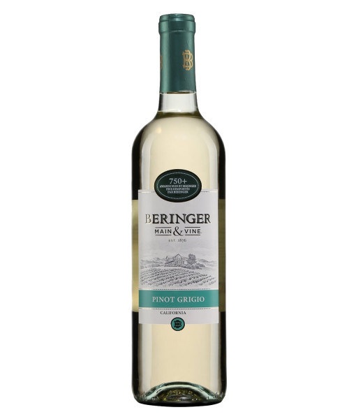 Beringer Main & Vine Pinot Grigio<br> Vin blanc| 750ml | États-Unis