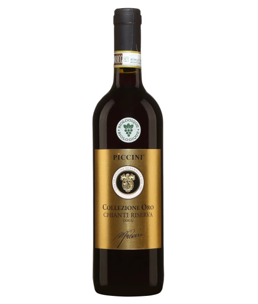 Piccini Collezione Oro Chianti Riserva <br> Vin rouge   |   750 ml   |   Italie,  Toscane