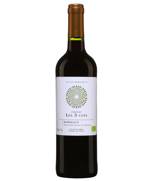 Château Les 5 Clés Bordeaux 2021<br>Vin rouge   |   750 ml   |   France  Bordeaux