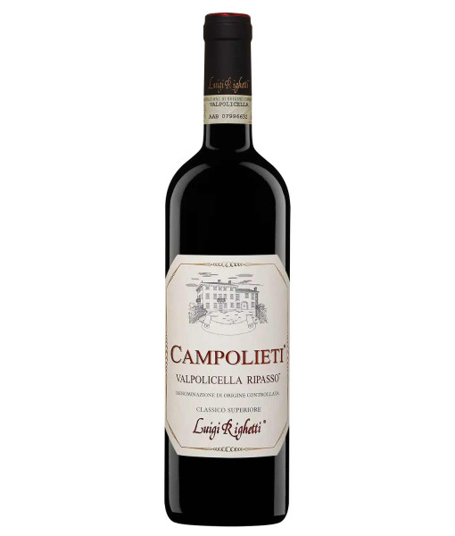 Luigi Righetti Campolieti Valpolicella Ripasso <br> Vin rouge   |   750 ml   |   Italie  Vénétie
