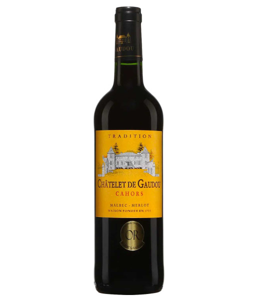 Châtelet de Gaudou Cahors Tradition 2022 <br> Vin rouge   |   750 ml   |   France  Sud-Ouest