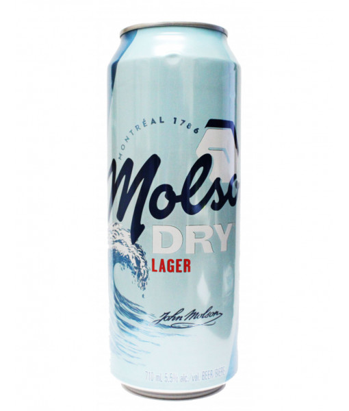 Molson Dry Lager<br> 1 x 710 ml <br> Canette