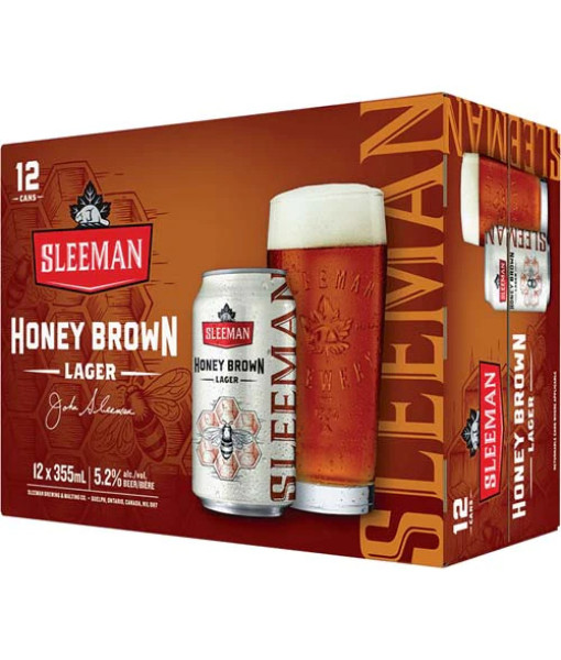 Sleeman honey brown<br> 12 x 355 ml <br> Canettes