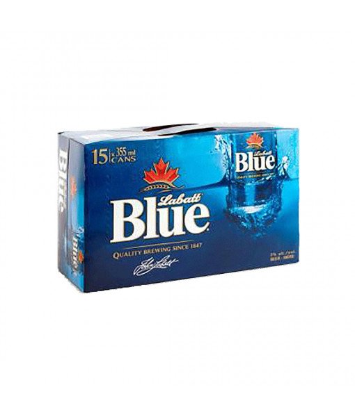 Labatt Blue<br> 15 x 355 ml <br> Canettes