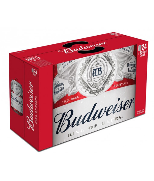 Budweiser<br> 24 x 355 ml <br> Canettes