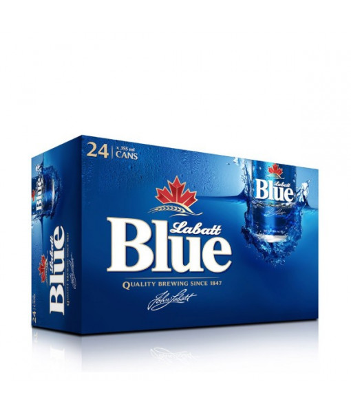 Labatt Blue<br> 24 x 355 ml <br> Canettes