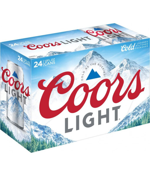 Coors Light<br> 24 x 355 ml <br> Canettes