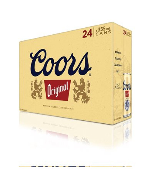 Coors Original<br> 24 x 355 ml <br> Canettes