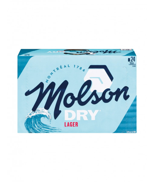 Molson Dry<br> 24 x 355 ml <br> Cans